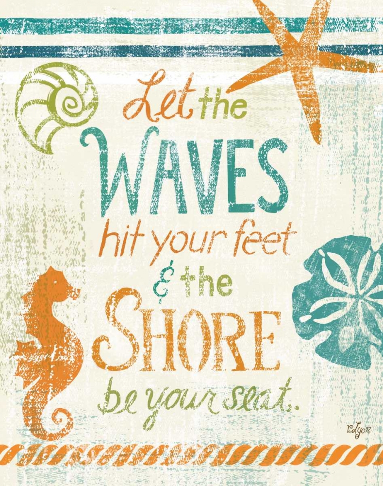 Coastal Sentiment II art print by Rebecca Lyon for $57.95 CAD