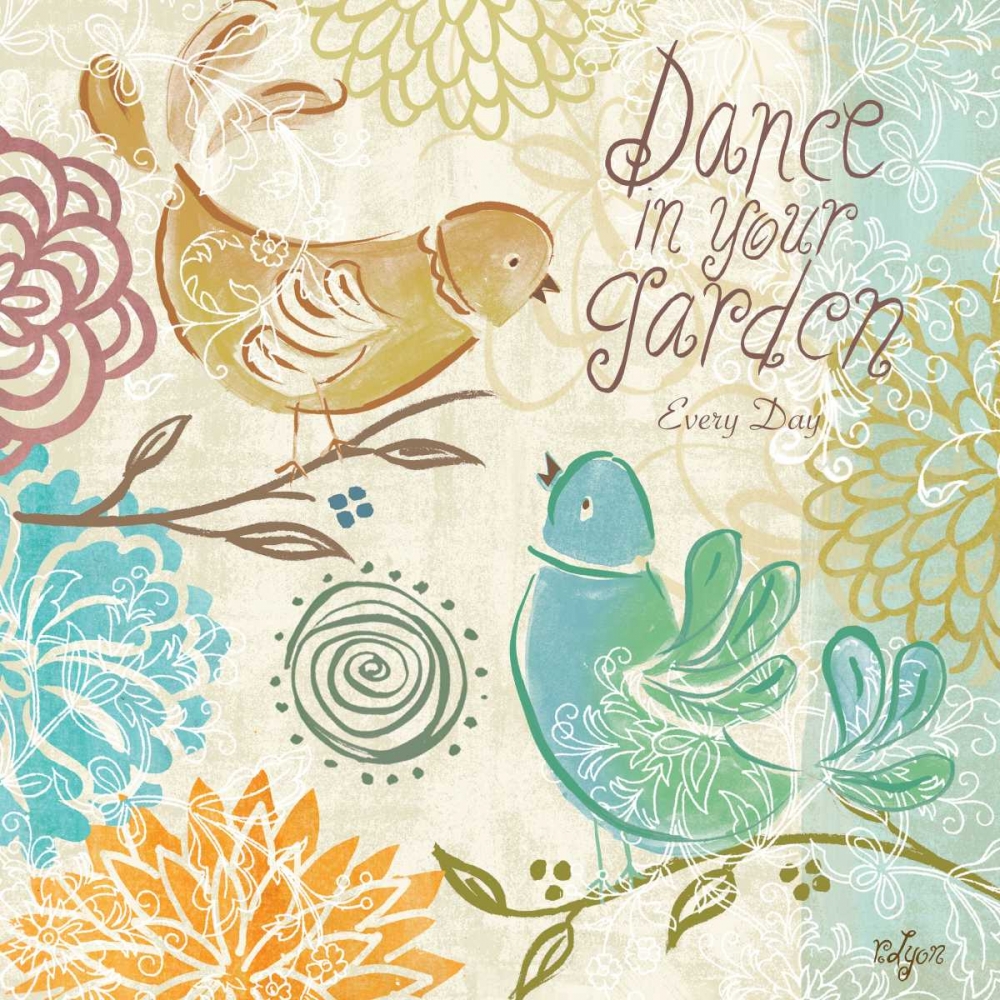 Bird Chirp II art print by Rebecca Lyon for $57.95 CAD