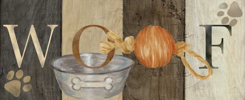 Pooch and Woof Sign II art print by Cynthia Coulter for $57.95 CAD