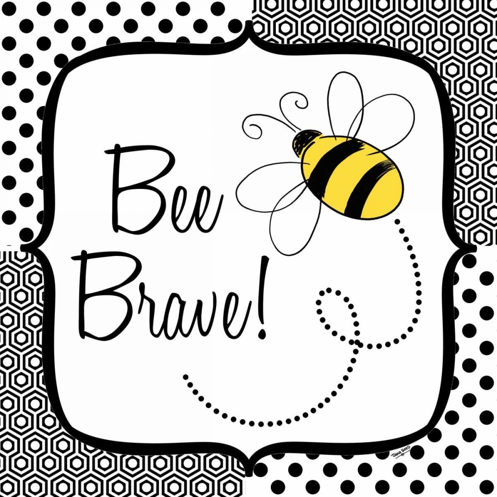 Be Happy and Brave II art print by Tara Reed for $57.95 CAD