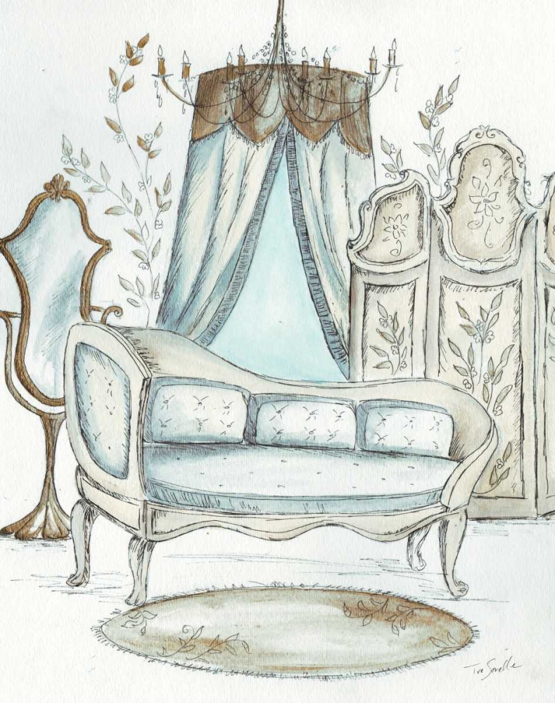French Dressing Room II art print by Tre Sorelle Studios for $57.95 CAD