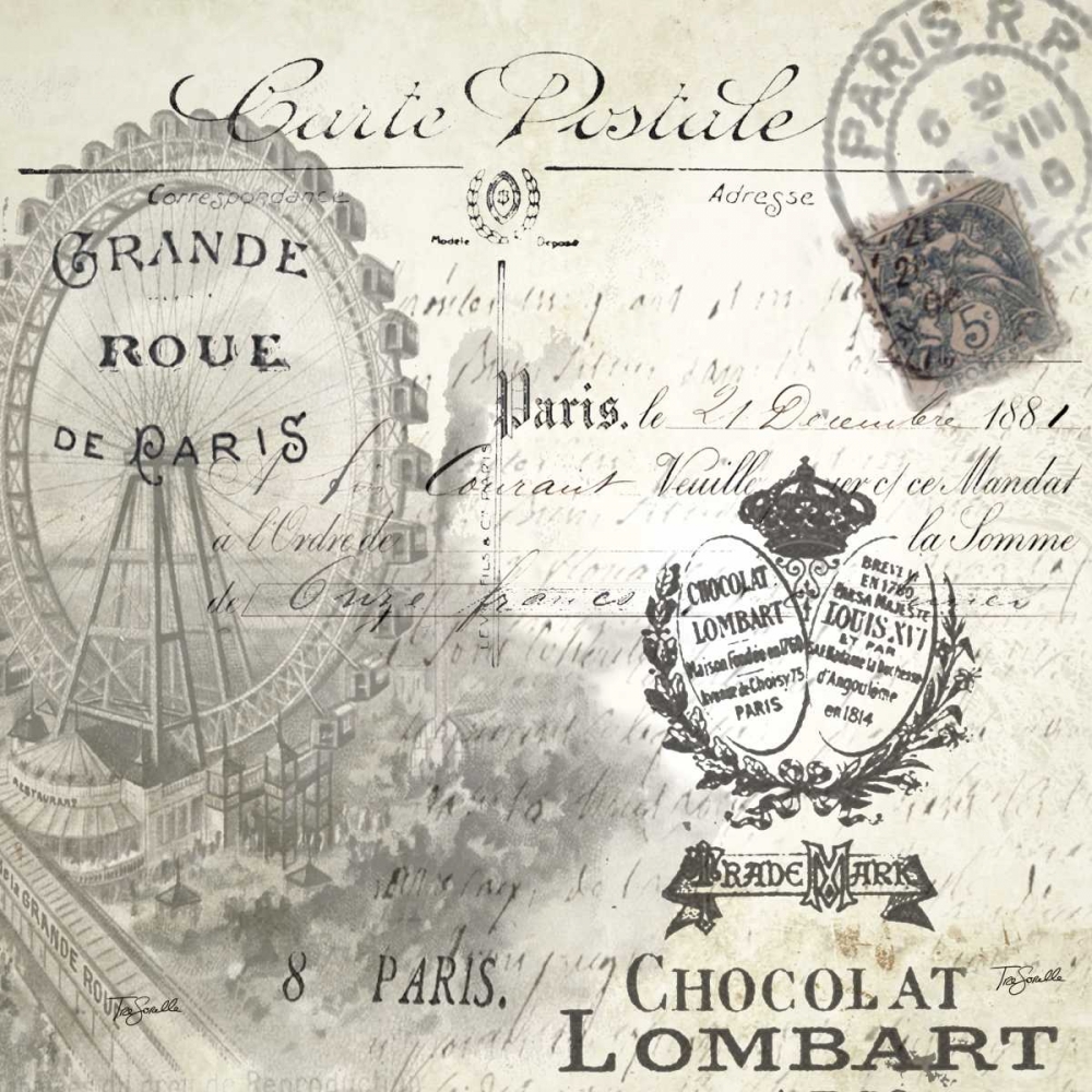 All About Paris II art print by Tre Sorelle Studios for $57.95 CAD