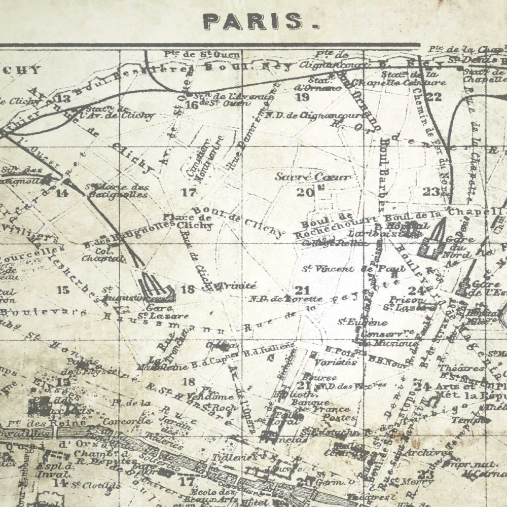 All About Paris IV art print by Tre Sorelle Studios for $57.95 CAD
