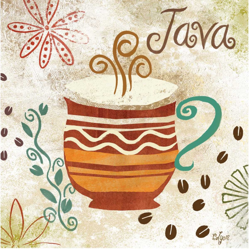 Colorful Coffee II art print by Rebecca Lyon for $57.95 CAD
