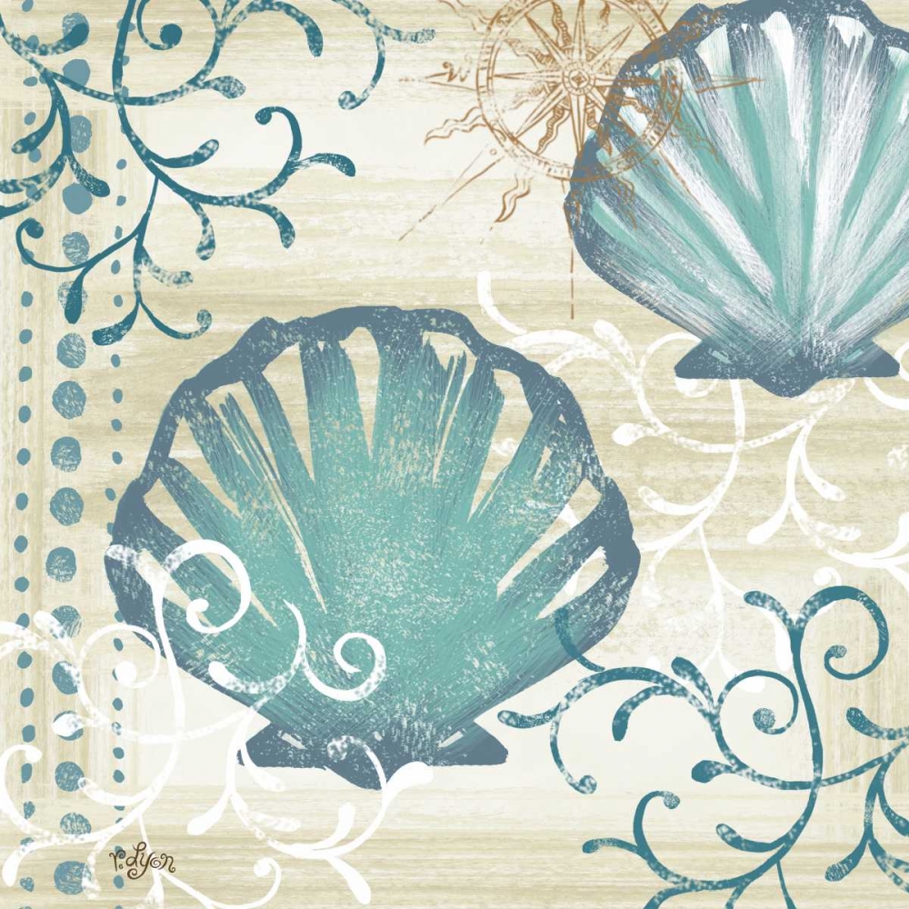 Tranquil Shell I art print by Rebecca Lyon for $57.95 CAD