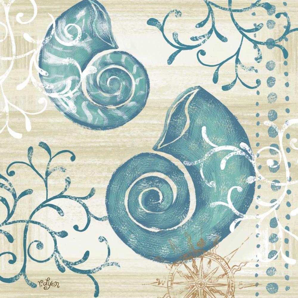 Tranquil Shell II art print by Rebecca Lyon for $57.95 CAD