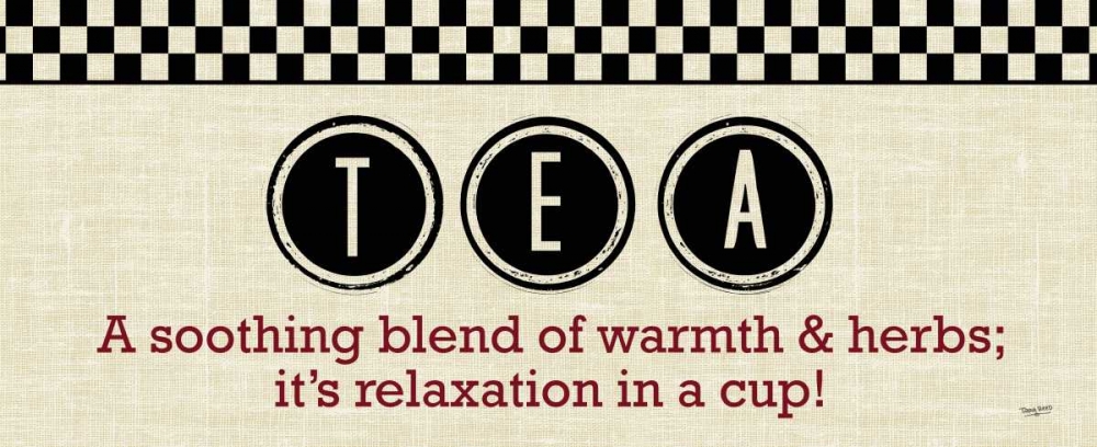 Checkered Kitchen Sign IV art print by Tara Reed for $57.95 CAD