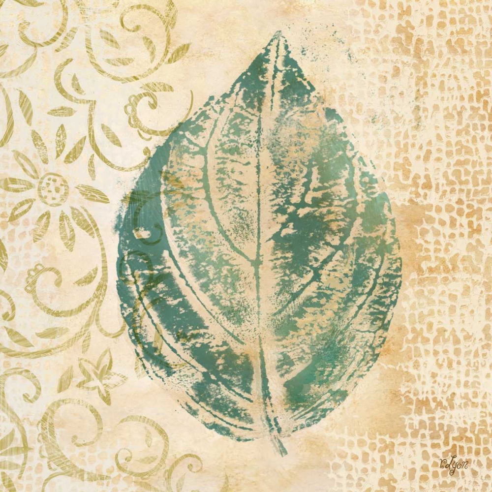 Leaf  Scroll I art print by Rebecca Lyon for $57.95 CAD