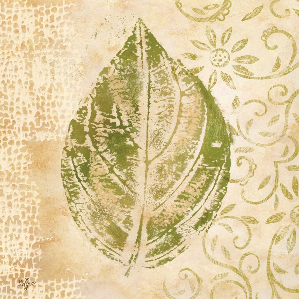 Leaf Scroll IV art print by Rebecca Lyon for $57.95 CAD