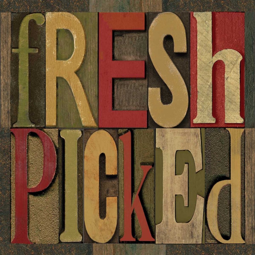 Printers Block Farm To Table III art print by Tara Reed for $57.95 CAD