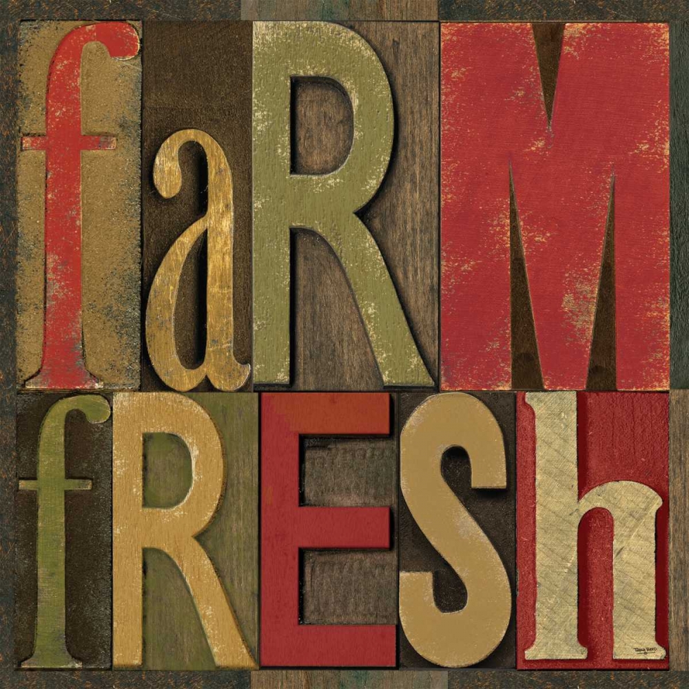 Printers Block Farm To Table IV art print by Tara Reed for $57.95 CAD