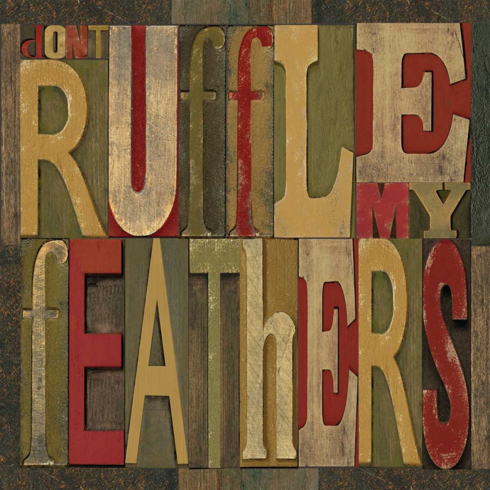 Printers Block Rules This Roost II art print by Tara Reed for $57.95 CAD