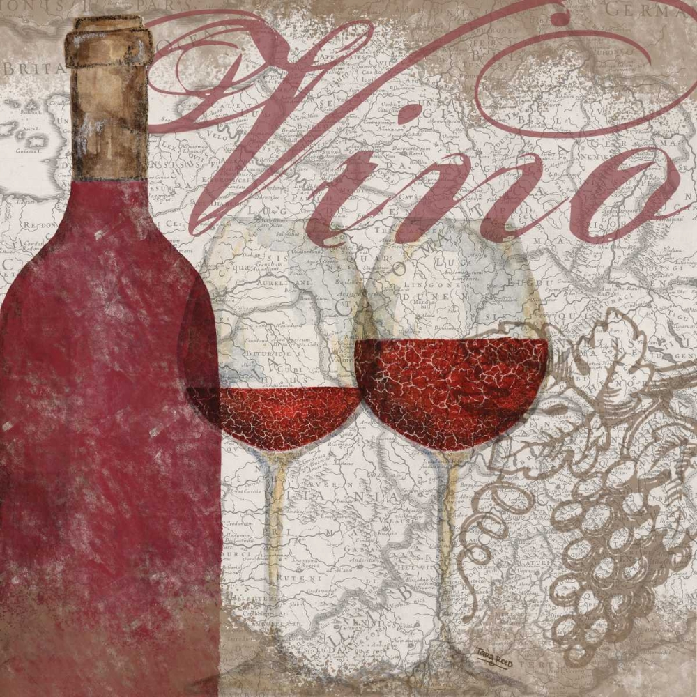 Vino and Vin I art print by Tara Reed for $57.95 CAD