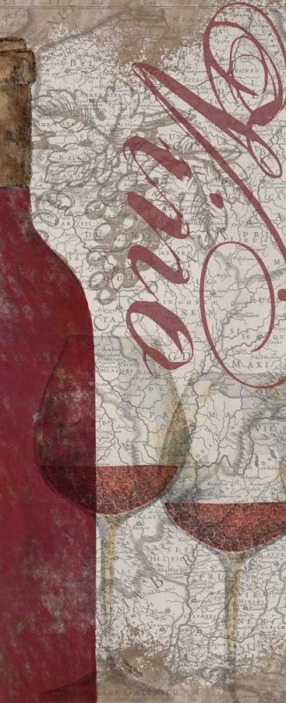 Vino and Vin Panel I art print by Tara Reed for $57.95 CAD