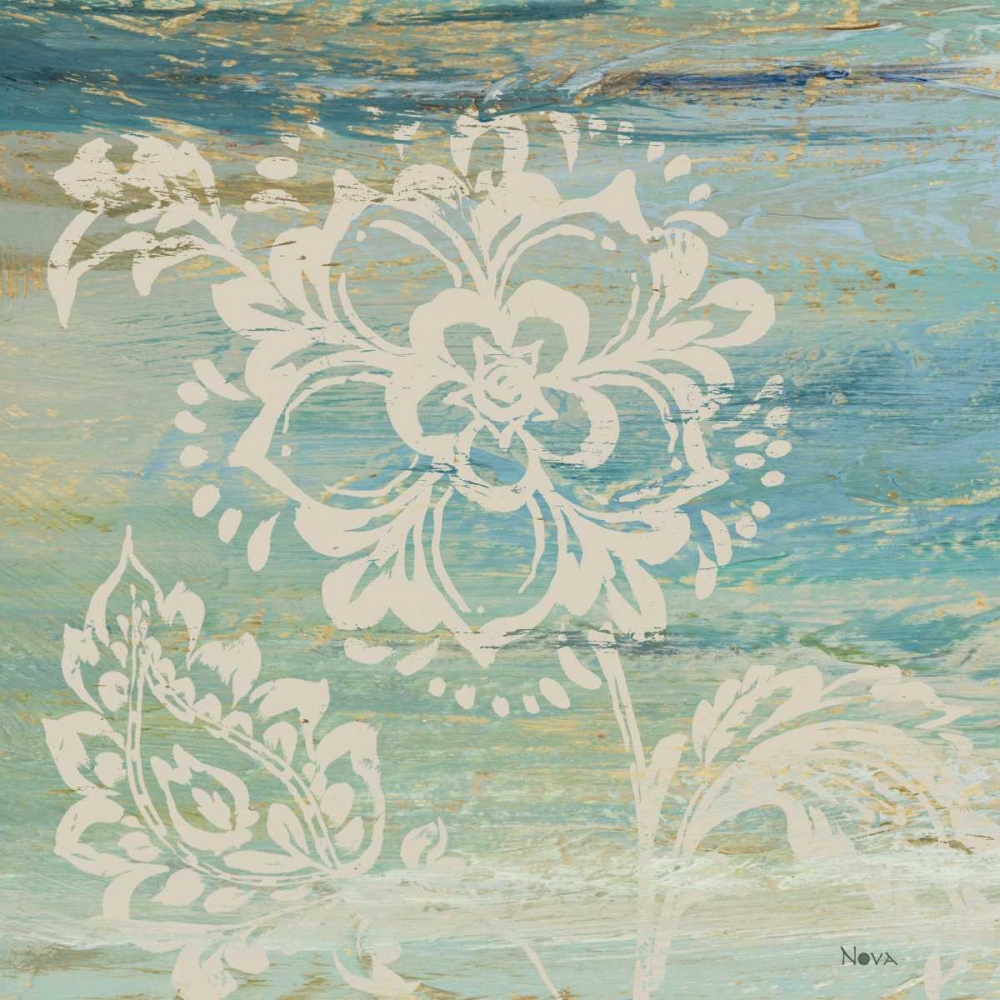 Blue Indigo with Lace IV art print by Studio Nova for $57.95 CAD