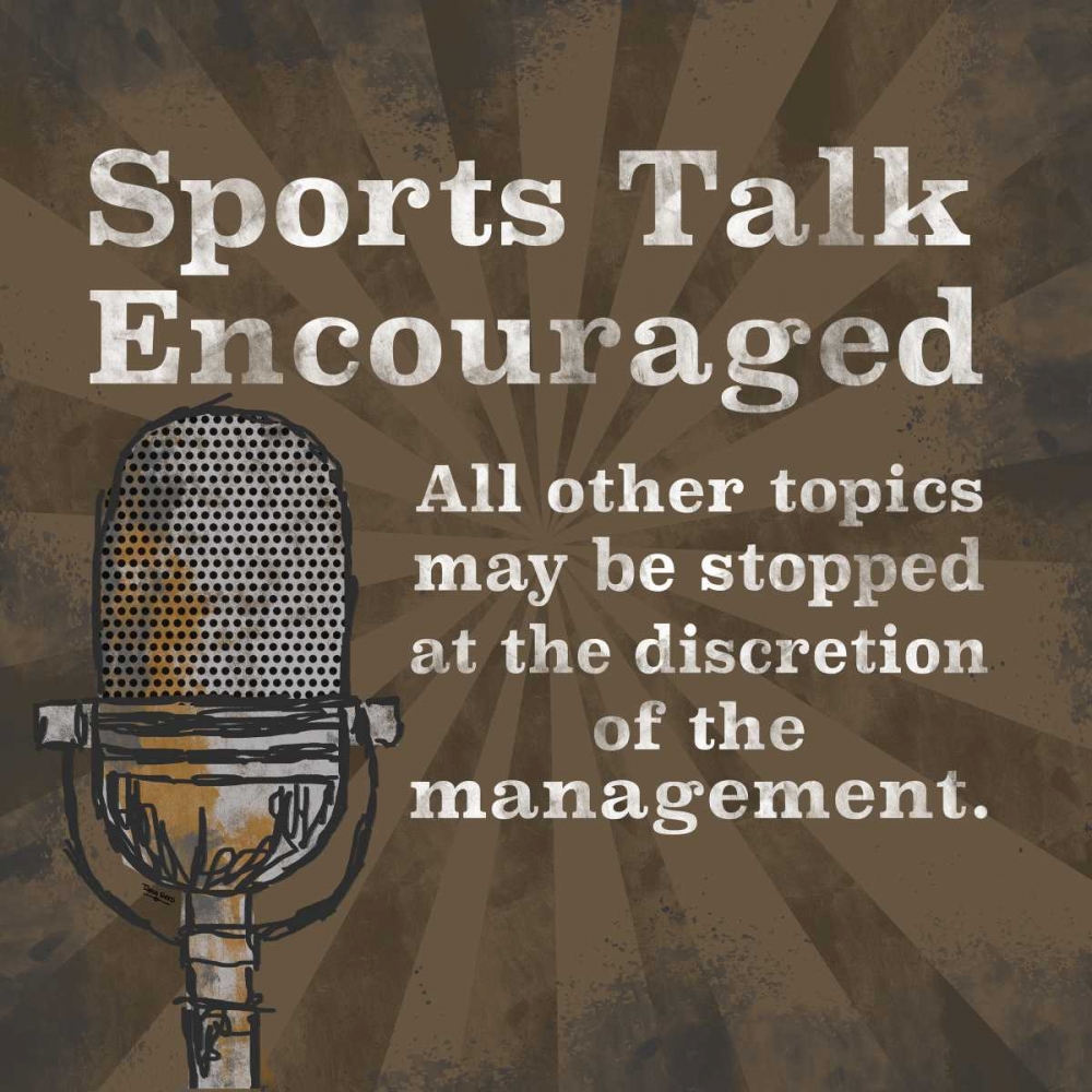 Sports Talk I art print by Tara Reed for $57.95 CAD