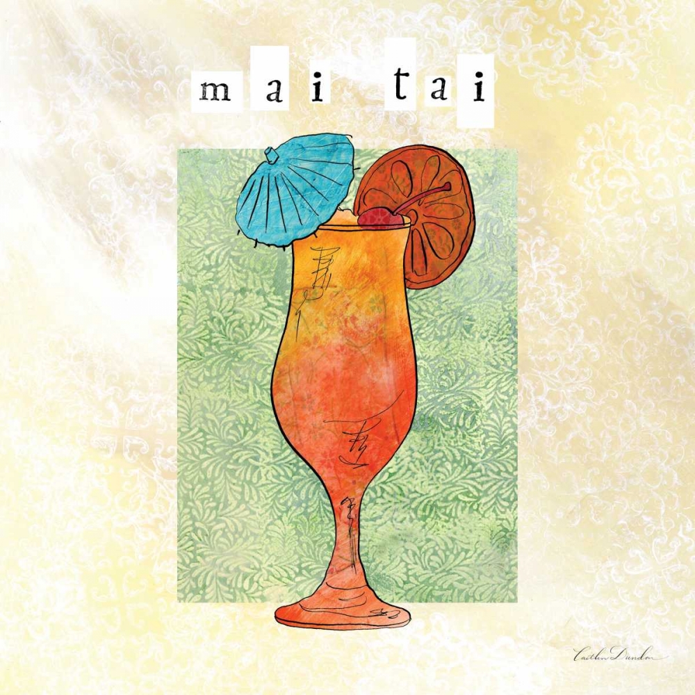 Tropical Cocktails IV art print by Caitlin Dundon for $57.95 CAD