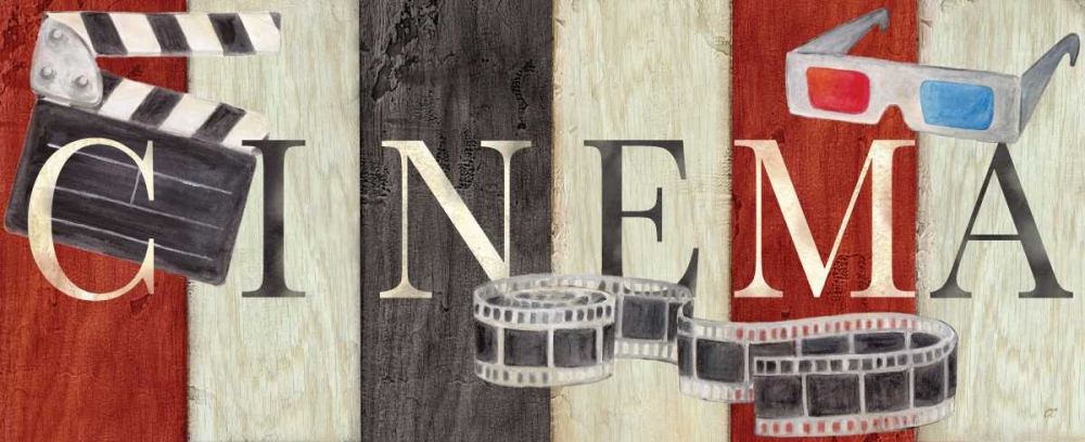 Movie Cinema Signs II art print by Cynthia Coulter for $57.95 CAD