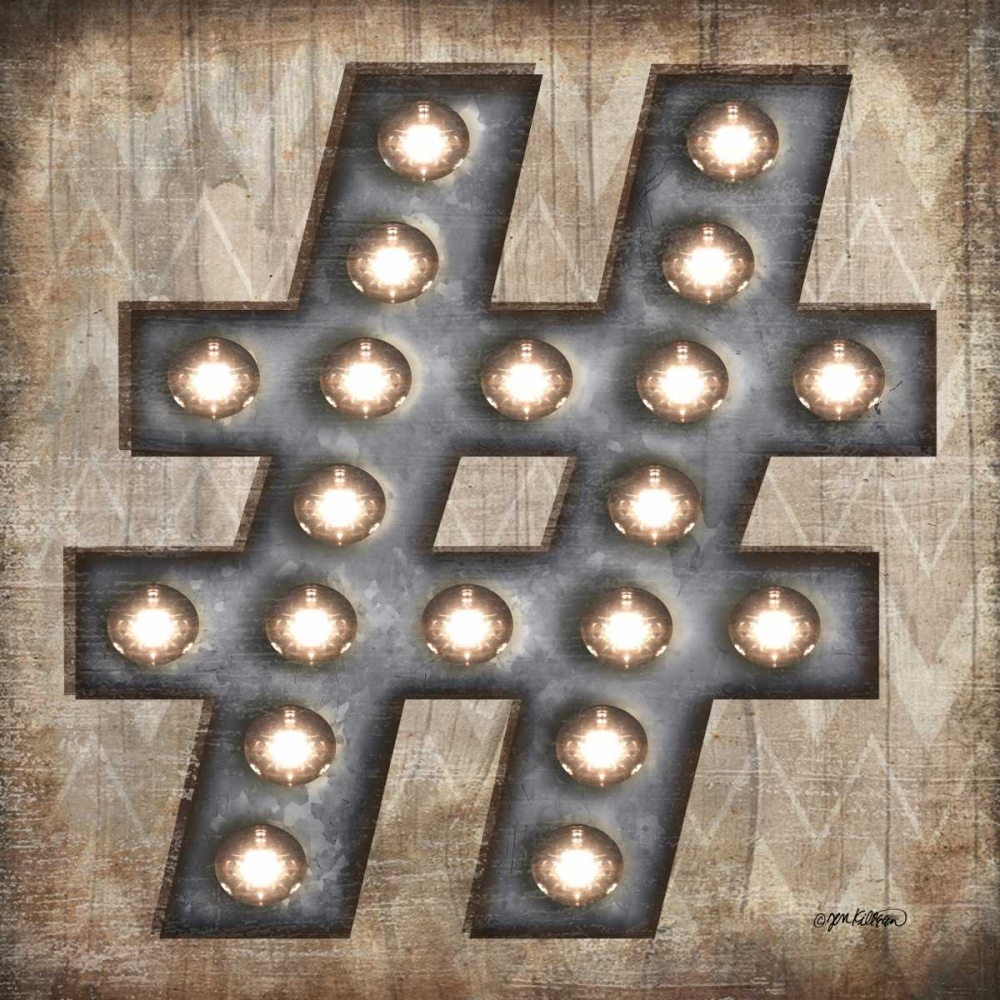Marquee Symbols I art print by Jen Killeen for $57.95 CAD