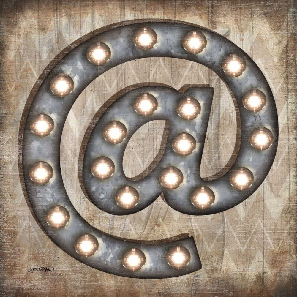 Marquee Symbols II art print by Jen Killeen for $57.95 CAD