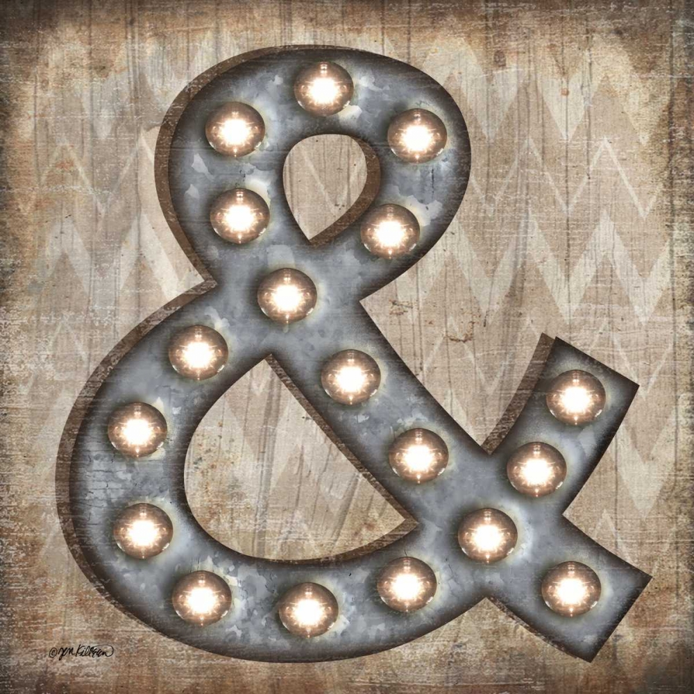Marquee Symbols IV art print by Jen Killeen for $57.95 CAD