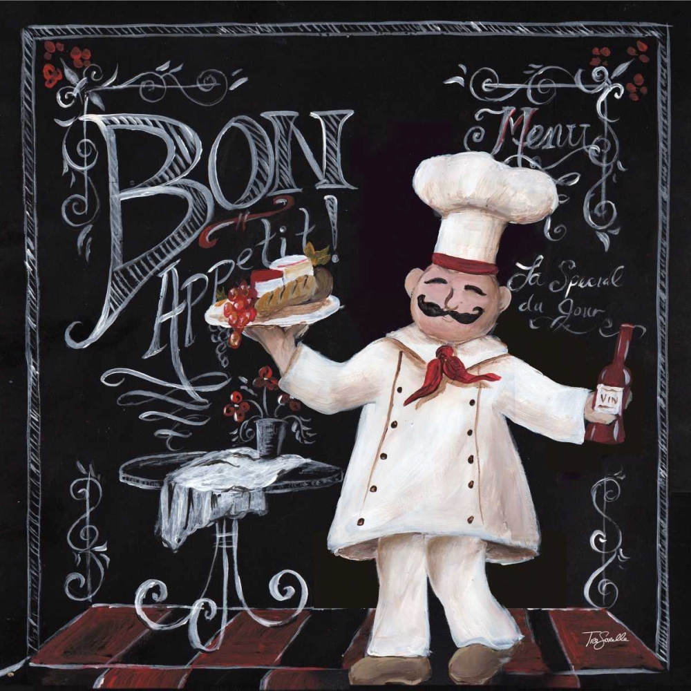 Chalkboard Chefs II art print by Tre Sorelle Studios for $57.95 CAD