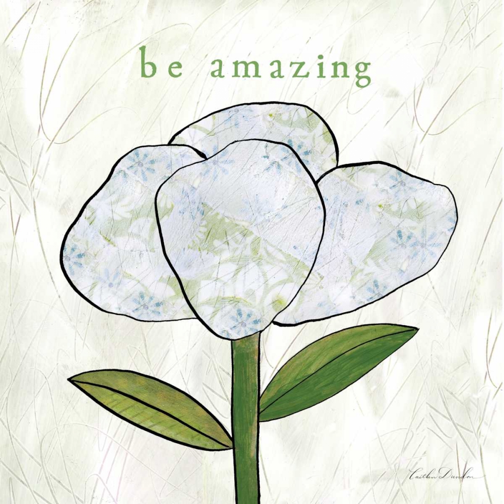 Paper Flower IV art print by Caitlin Dundon for $57.95 CAD
