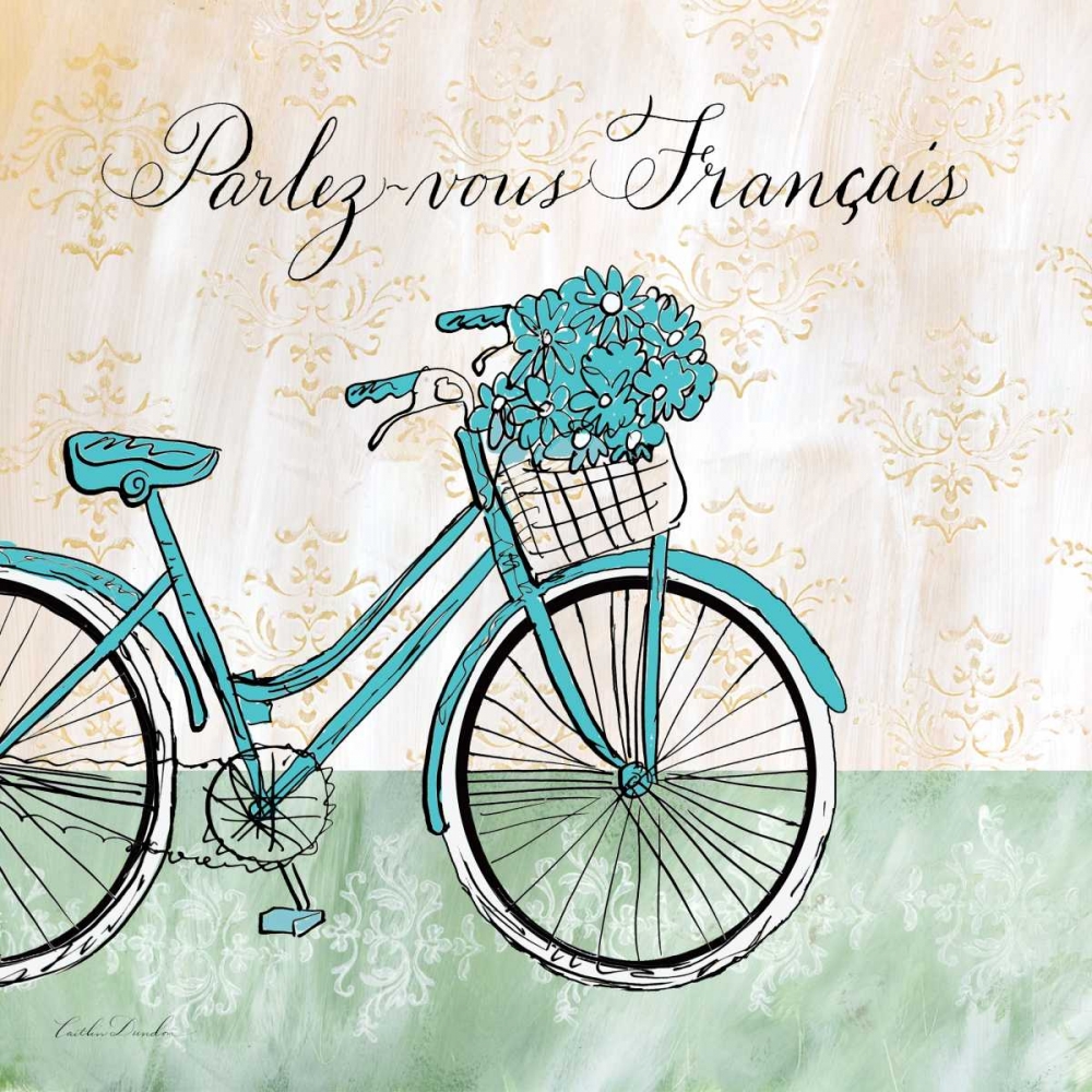 Bonjour de Paris I art print by Caitlin Dundon for $57.95 CAD