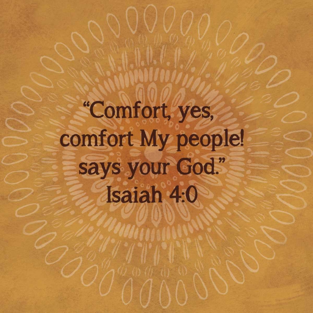 Jacobean Medallion Scripture III art print by Cynthia Coulter for $57.95 CAD