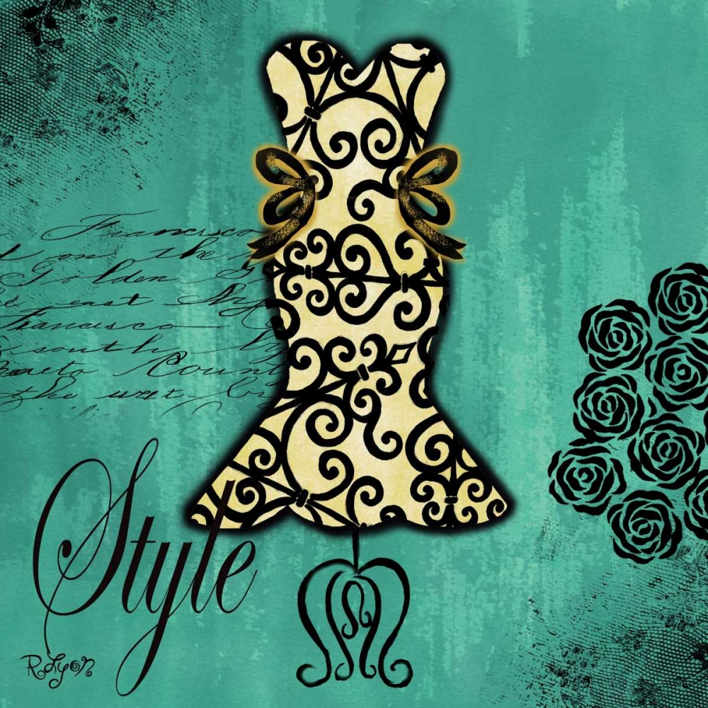 All Dressed Up III art print by Rebecca Lyon for $57.95 CAD