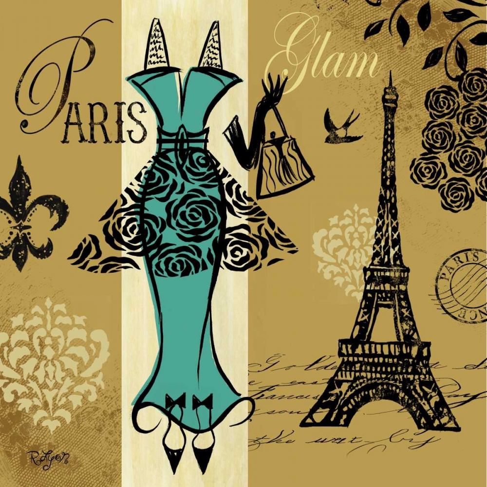 Euro Chic I art print by Rebecca Lyon for $57.95 CAD
