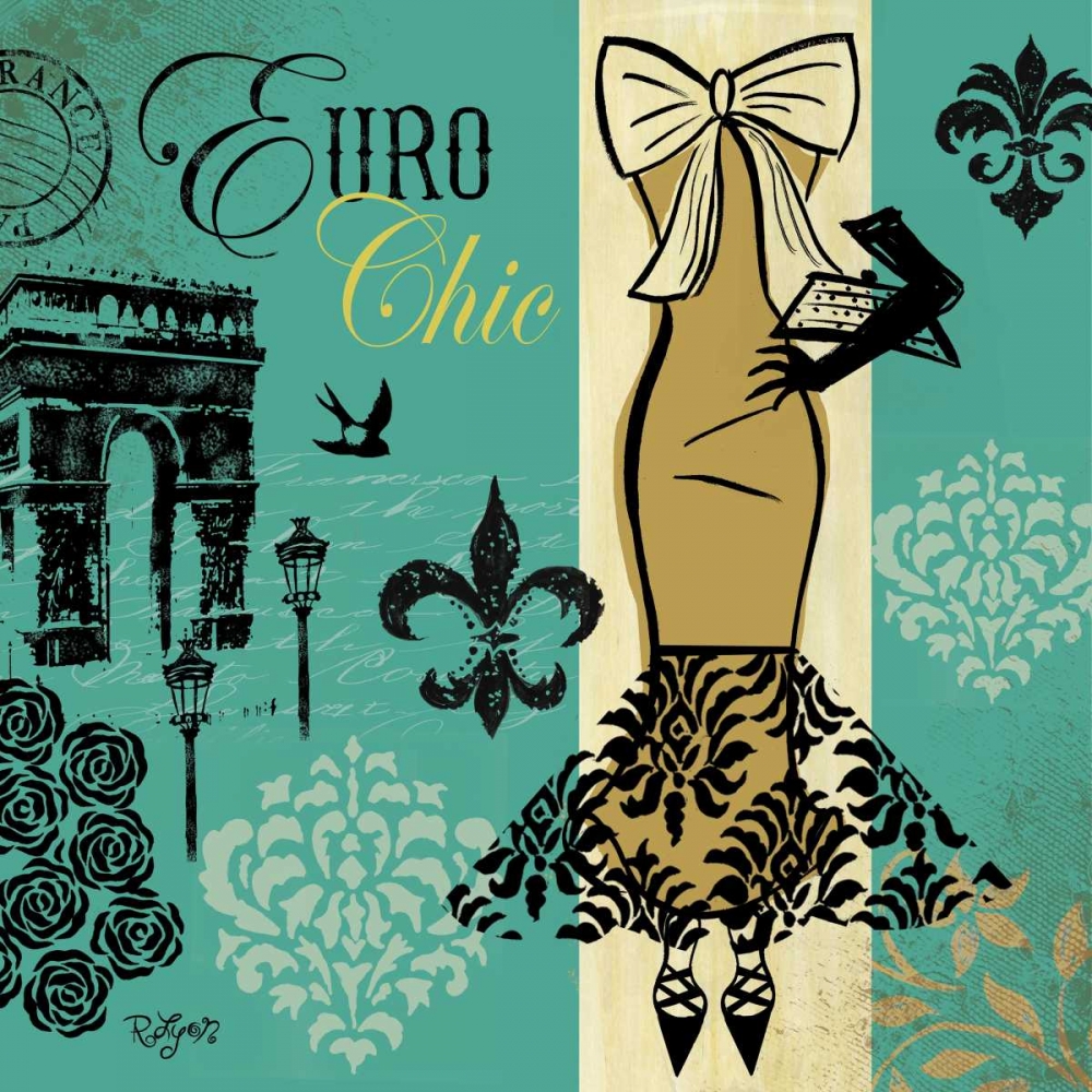 Euro Chic II art print by Rebecca Lyon for $57.95 CAD