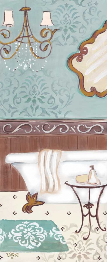 Fancy Bath Panel II art print by Rebecca Lyon for $57.95 CAD