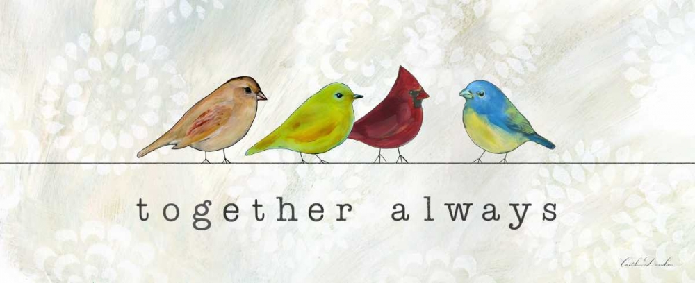 Birds of a Feather II art print by Caitlin Dundon for $57.95 CAD