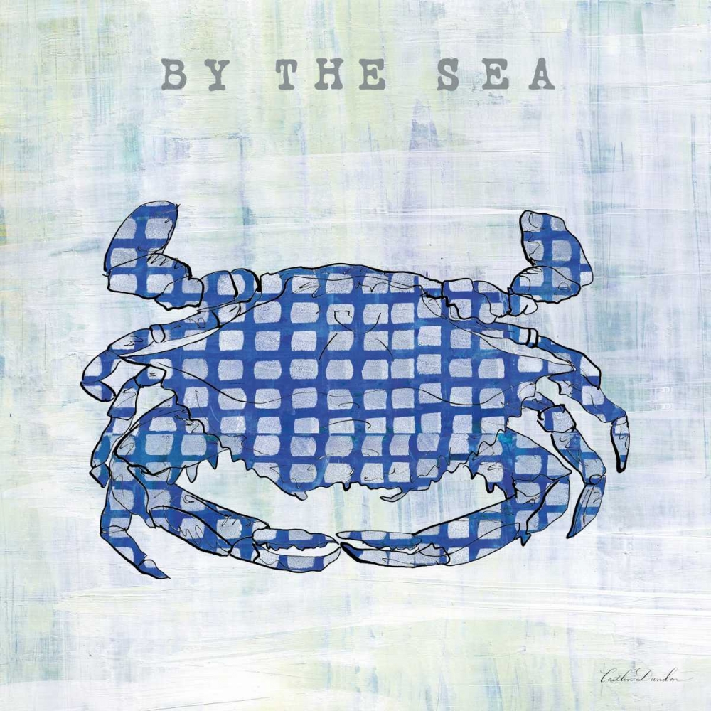 Indigo Sea Creatures III art print by Caitlin Dundon for $57.95 CAD