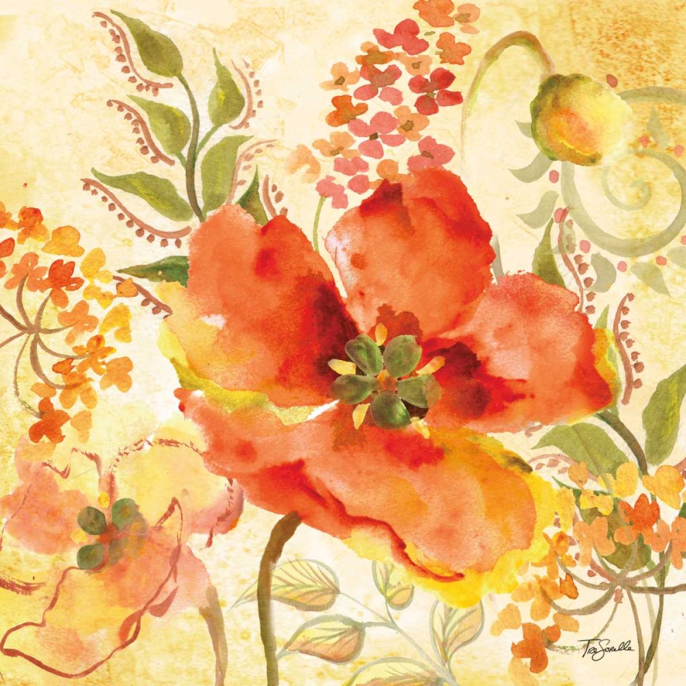 Bohemian Poppies I art print by Tre Sorelle Studios for $57.95 CAD