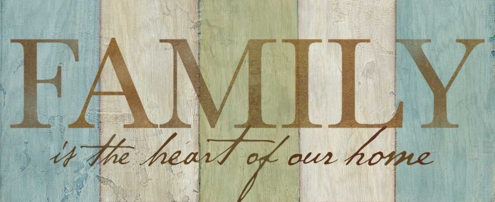 Family Sentiment Signs I art print by Cynthia Coulter for $57.95 CAD