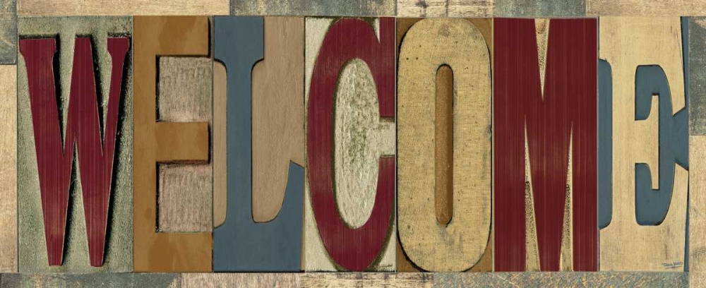 Family Printer Block Panel IV art print by Tara Reed for $57.95 CAD