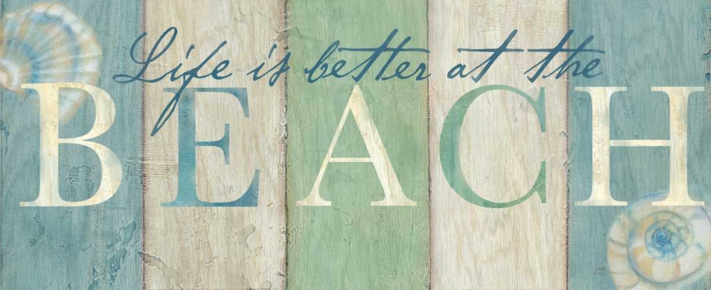 Beach Sentiment Signs I art print by Cynthia Coulter for $57.95 CAD