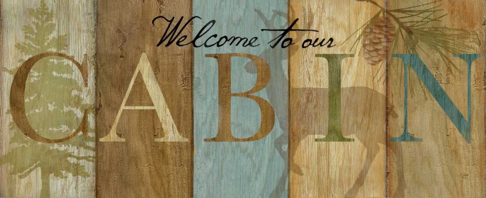 Lodge Living Sign II art print by Cynthia Coulter for $57.95 CAD