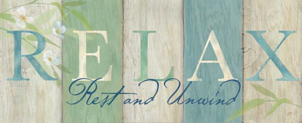 Spa Sentiment Sign I art print by Cynthia Coulter for $57.95 CAD