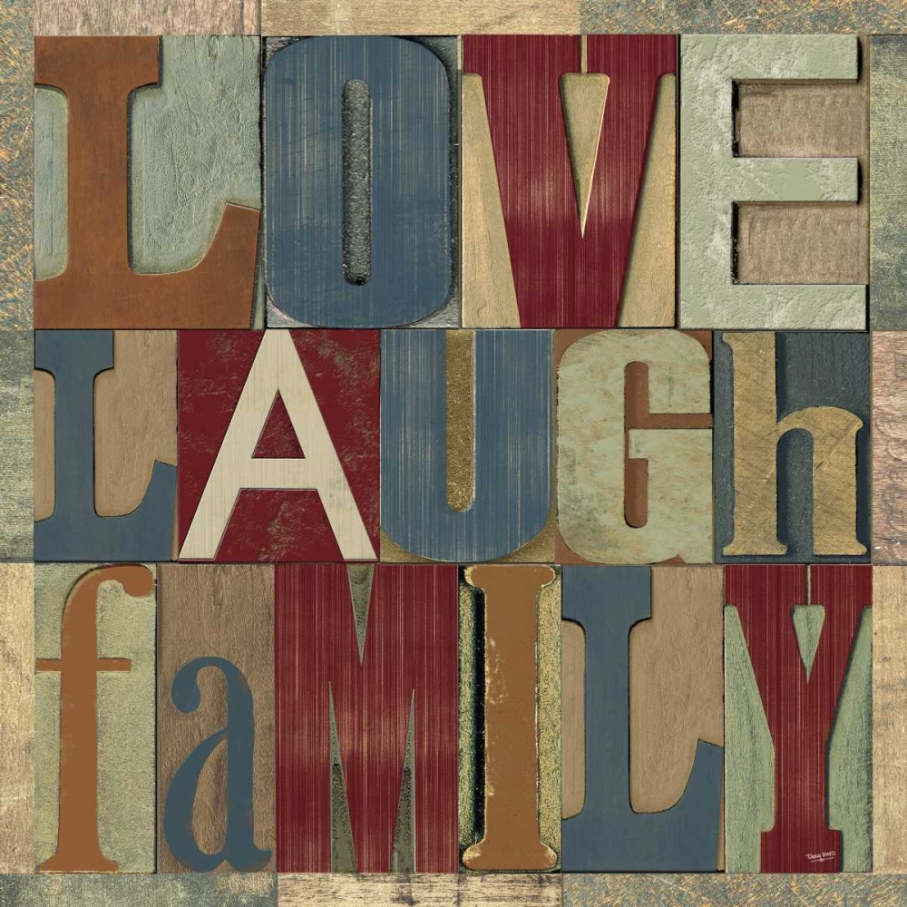 Family Printer Block Sentiments II art print by Tara Reed for $57.95 CAD