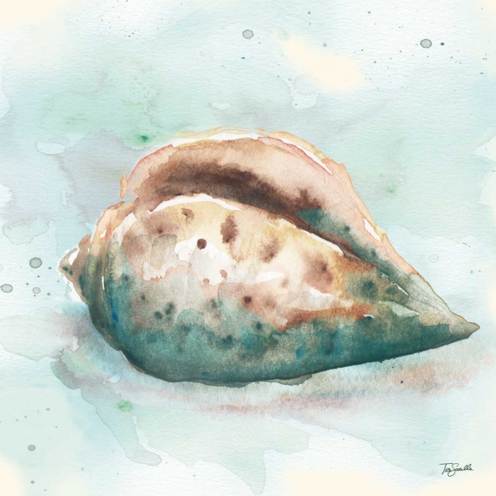 Watercolor Shells I art print by Tre Sorelle Studios for $57.95 CAD
