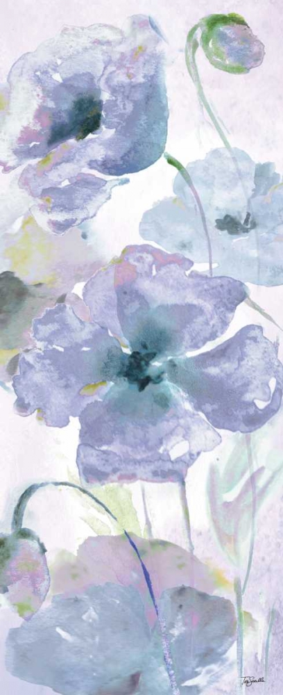 Watercolor Garden Purple Panel I art print by Tre Sorelle Studios for $57.95 CAD