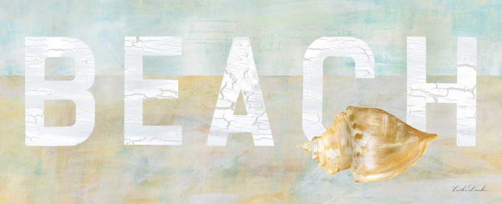 Rustic Beach Sign I art print by Caitlin Dundon for $57.95 CAD