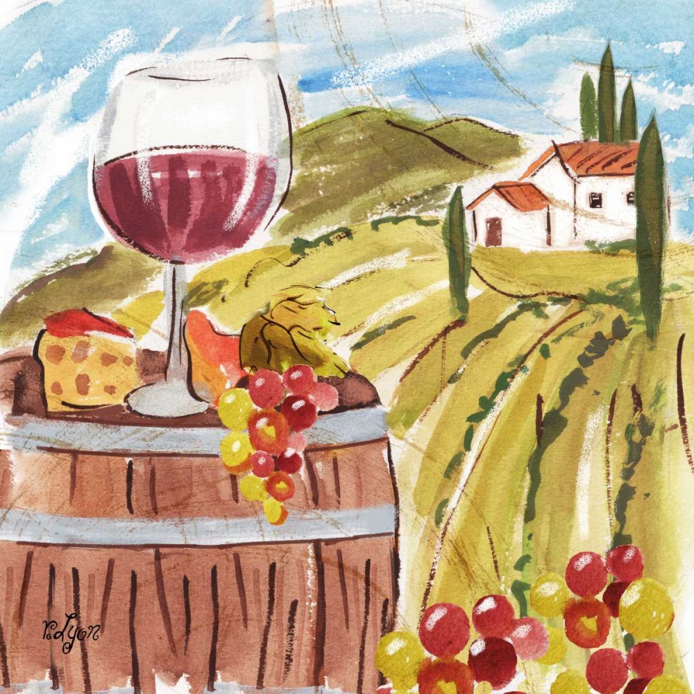 Tuscan Watercolor I art print by Rebecca Lyon for $57.95 CAD