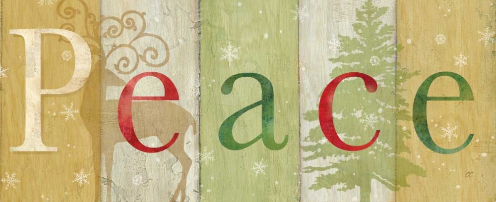 Peace Rustic Sign II art print by Cynthia Coulter for $57.95 CAD