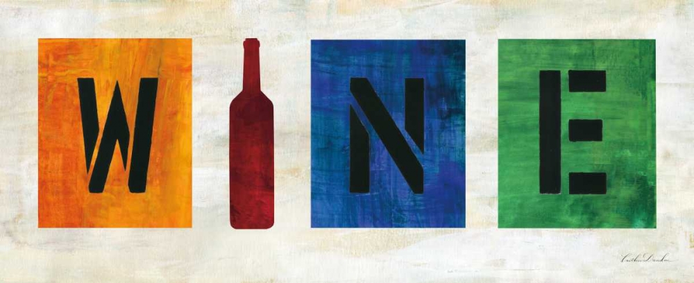 Wine Elegance I art print by Caitlin Dundon for $57.95 CAD