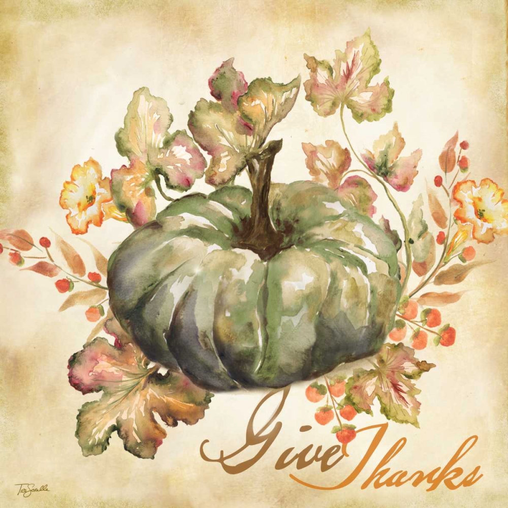 Watercolor Harvest I art print by Tre Sorelle Studios for $57.95 CAD