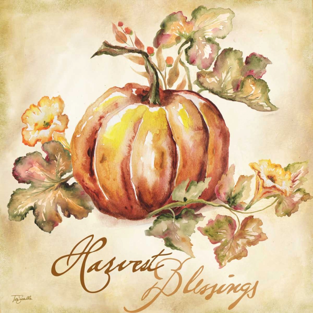 Watercolor Harvest III art print by Tre Sorelle Studios for $57.95 CAD